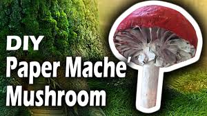 Paper Mache Red Mushroom Decoration Tutorial Youtube One super size me mushroom please! paper mache red mushroom decoration tutorial