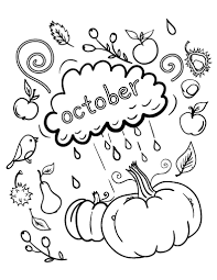 My free coloring pages are organized according to sections, so i will add these two mermaids to the section coloring pages about fairy tales. Free October Coloring Page