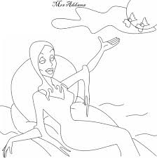15 watchers8.5k page views56 deviations. The Addams Family Coloring Pages Morticia Addams