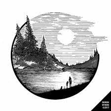 Free palm tree silhouette sunset. Sunset Drawing Pencil Black And White Sunset Drawing Pencil Seni Lukis Seni Seni Gelap