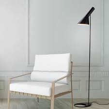Several of the hotel items have achieved design icon status today, and among the lighting products the aj lamps in particular have become world renowned. Nordic Modern Aj Floor Lamp Arne Jacobsen Led Aj Floor Lamp Floor Lamp Lamps Living Room