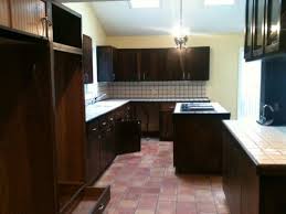 High temperature fired clay for durability. Need Advice Kitchen Countertop Color Saltillo Tile Dark Modern Cabi