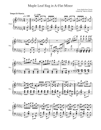 Ivan is the type of teacher every musician should look for. Maple Leaf Rag In A Flat Minor Done Right Sheet Music For Piano Solo Download And Print In Pdf Or Midi Free Sheet Music For Maple Leaf Rag By Scott Joplin Jazz
