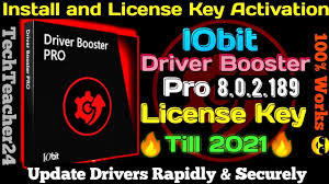 Fully support updating drivers for. Iobit Driver Booster V 8 0 2 Pro License Key Latest 2020 No Crack 100 Working Till 2022