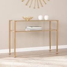Collingdale 41 75 Console Table Glass Console Table Living Room Credenza Diy Sofa Table