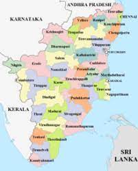 Tamil nadu map by googlemaps engine. List Of Districts Of Tamil Nadu Wikipedia