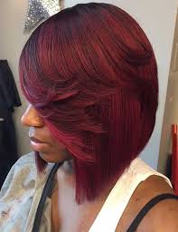 At the roots try and maintain the natural color of your hair and then at the end add the blend of red and cherry which offers a dramatic wonderful combination. 20 Creative Ways To Style Your Sew In Hair
