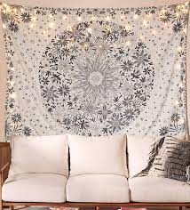 Buy at lightinthebox.com on sale today! Amazon Com Neasow Bohemian Tapestry Wall Hanging Beige White Floral Tapestry With Dotted Daisy Medallion Print Bedroom Boho Hippie Home Decor 60 80 Inches Everything Else