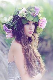 Floral Crown Portrait Photography Flower Beauty Floral Head Wreath