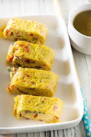 Omelette Roll Korean Egg Roll Recipe Egg Rolls Recipes Breakfast Recipes