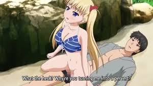 Demon Father Refresh 1 - Blonde hentai teenie fucked by dad while lifeguard  watches