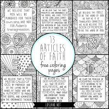 Various coloring pages for kids, and for all who are interested in coloring pages, can get amazing pictures easily through this portal. 13 Articles Of Faith Coloring Pages