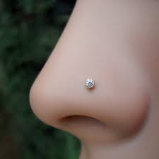 Nose Ring Stud Tragus Earring Cartilage Earring 14k Etsy In 2021 Nose Piercing Stud Diamond Nose Ring Stud Tragus Earrings