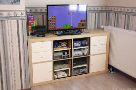 How To Make An Expedit Retro Gaming Cabinet Gaming Cabinet Game Room Kallax