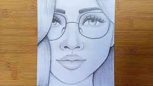 Discover channel statistics, subscribers growth analysis, . How To Draw A Girl With Glasses Step By Step Pencil Sketch Youtube