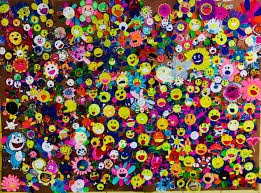 32 $20.94 $20.94 $3.99 shipping My School S Collaborative Takashi Murakami Inspired Flower Smile Mural Flowers Hand Drawn By First And Second Grade Artists Japan Art Collaborative Art Mural