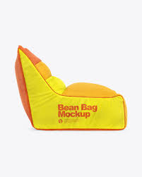 Download Bean Bag Mockup In Object Mockups On Yellow Images Object Mockups PSD Mockup Templates