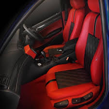 Bmw E46 Diamond Stitch Red And Black Interior Concept Top Spec Synthetic Leather Full Interior Custom Black Mustang Red Mustang Bmw