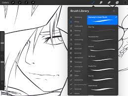 Create calligraphy and paint with rich textures. Linear Brush For Sketches Free Brushes For Procreate