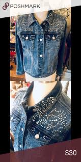 Dress Barn Studded Denim Jacket Studded Denim Jacket Studded Denim Jackets