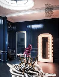 chic in paris guillaume excoffier habitually chic eclectic interior design lacquered walls hallway interior design