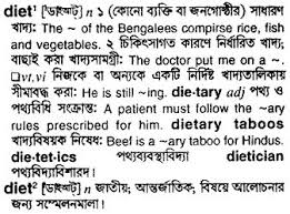 Diet English To Bengali Meaning Of Diet Bdword Com