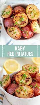 Braised Baby Red Potatoes Recipe Is Made With A Few Simple Ingredients To Create An Easy Side Dish Easy Red Potato Recipes Side Dishes Easy Red Potato Recipes