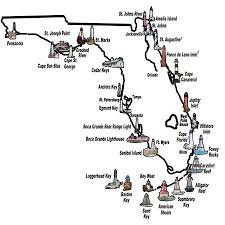 Egmont key is an island in hillsborough county. Florida Lighthouse Association Inc Fl Lighthouse Map Florida Lighthouses Lighthouse Florida Adventures