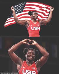 She is the reigning olympic and world champion in wrestling freestyle. 0urgfxmbyw0jgm