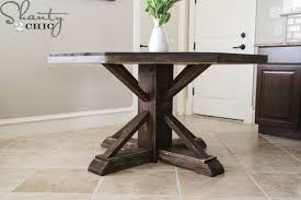 Diy Round Wooden Table For 110 Diy Kitchen Table Furniture Diy Diy Pottery