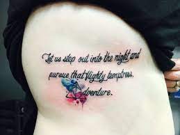 Harry Potter Tattoo Dumbledore Quote Let Us Step Out Into The Night And Pursue That Flighty Temptress Adventur Dumbledore Quotes Harry Potter Tattoo Tattoos