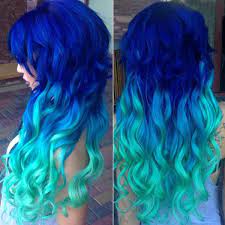 Mermaid Ombre Colorful Indian Remy Clip In Hair Extensions C013 C013 Vpfashion Com Colored Hair Extensions Dyed Hair Blue Mermaid Hair