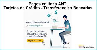 He also helped introduce the audiomático, phone banking, telebán, intermático, computer banking, internet banking, and helped advance the processing of receipts and payments so that transactions. Como Realizar Pagos En Linea Ant Tarjetas De Credito Transferencias