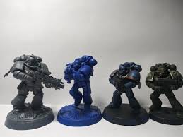 Size Comparison Of A Primaris Marine A Space Marine Hero A