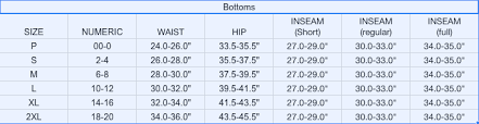 Size Chart Bellaniecele