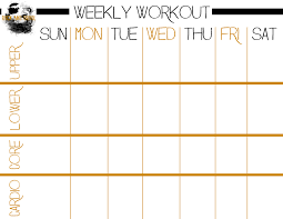 Basic Full Body Workout Plus Free Printable Workout Sheet