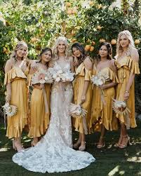 20 Bohemian Bridesmaid Dresses For 2020 My Deer Flowers Part 2 In 2020 Bohemian Bridesmaid Dress Mustard Bridesmaid Dresses Yellow Bridesmaid Dresses