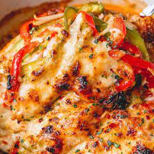 Generously season with salt and pepper and mix until everything is well coated. Fajita Chicken Breasts Casserole Recipe How To Make A Chicken Casserole Eatwell101
