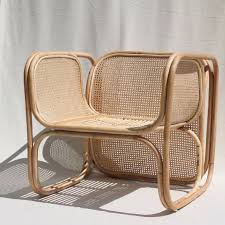 The Cane Lounger Chair 100 Natural Woven Cane Seat And Back Teak Wood Frame Handmade Dimensions 740mm W X 710mm H X 71 Rattan Furniture Chair Rattan Chair