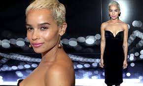 Zoe Kravitz rocks strapless gown at Tiffany & Co. party