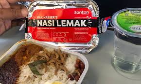 Nasi lemak, a spicy coconut rice, is the national dish of malaysia, where it is eaten for breakfast. Restaurant Opens Serving Only Airline Food Believing They Are So Good Foodies Will Flock To Eat Them Daily Mail Online