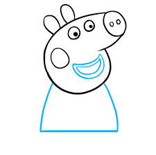 How To Draw Peppa Pig Really Easy Drawing Tutorial Drawing Tutorial Easy Easy Drawings Drawing Tutorial