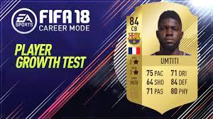 Et aussi pour voir brak se. Fifa 18 Samuel Umtiti Growth Test Youtube