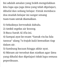 Belajar ngaji quran pelan pelan cara mudah baca alquran al maidah 101 105 ep 143. Resume Kreatif No Twitter Khas Untuk Adik Adik Yang Menghadapi Peperiksaan Upsr Seluruh Malaysia Doa Dan Amalan Untuk Mudah Belajar Semoga Dimudahkan Urusan Adik Adik Semua Https T Co Vmzdzgyldz