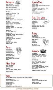 The Village Burger Shack Menu Burger Burger Salad Certified Angus Beef