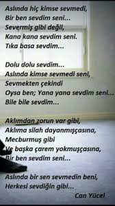 Perihan Aslinda Hic Kimse Sevmedi Bir Ben Sevdim Seni Can Yucel Ilham Verici Sozler Ozlu Sozler Guzel Soz