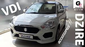 2018 Maruti Suzuki Dzire Accessories Detailed Review Features Price Youtube