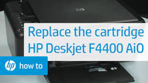 How to replace ink cartridges. Replace The Cartridge Hp Deskjet F4400 All In One Printer Hp Youtube