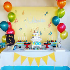 Birthday Party For 1 Year Old Boy Muscial Birthday Party Ideas Photo 1 Of 12 Catch My Party Music Birthday Party Theme Music Theme Birthday Music Themed Parties