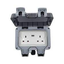 Find usb outlet black from a vast selection of outlet adapters & converters. 2020 Best Smart Waterproof Outdoor Socket 13a Wifi Twin Wall Socket With Usb Port Buy Usb Wall Socket 240v Wall Socket 220v Ip66 Smart Outdoor Wifi Outlet Europe Product On Alibaba Com